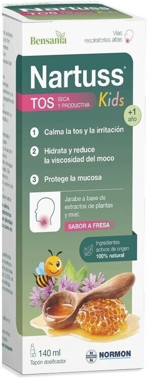 Normon Nartuss Kids Dry and Productive Cough 140 ml