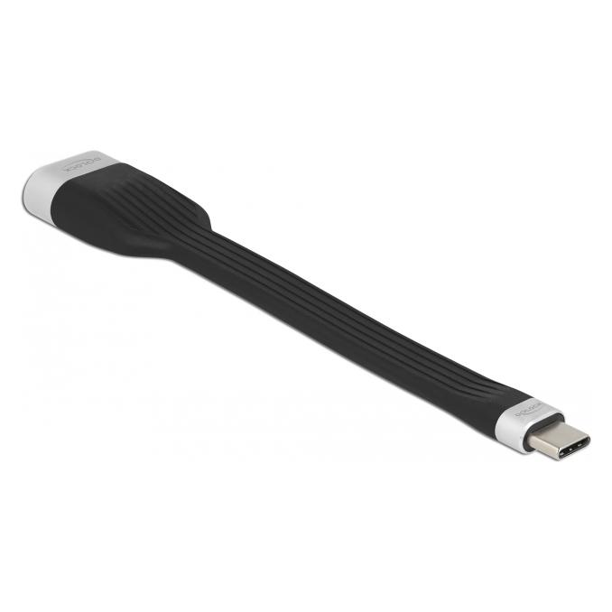 Delock FPC Flachbandkabel USB Type-C zu HDMI (DP Alt Mode) 4K 60 Hz 13,5 cm (HDMI) (86729)