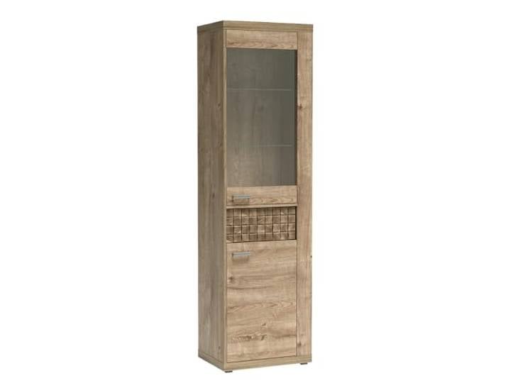 Lomadox Wohnzimmer Esszimmer Esszimmervitrine Wohnzimmervitrine Vitrine Vitrinenschrank in Eiche