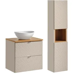 BADMÖBEL 60.4cm Manoa 2er-Set Kaschmir