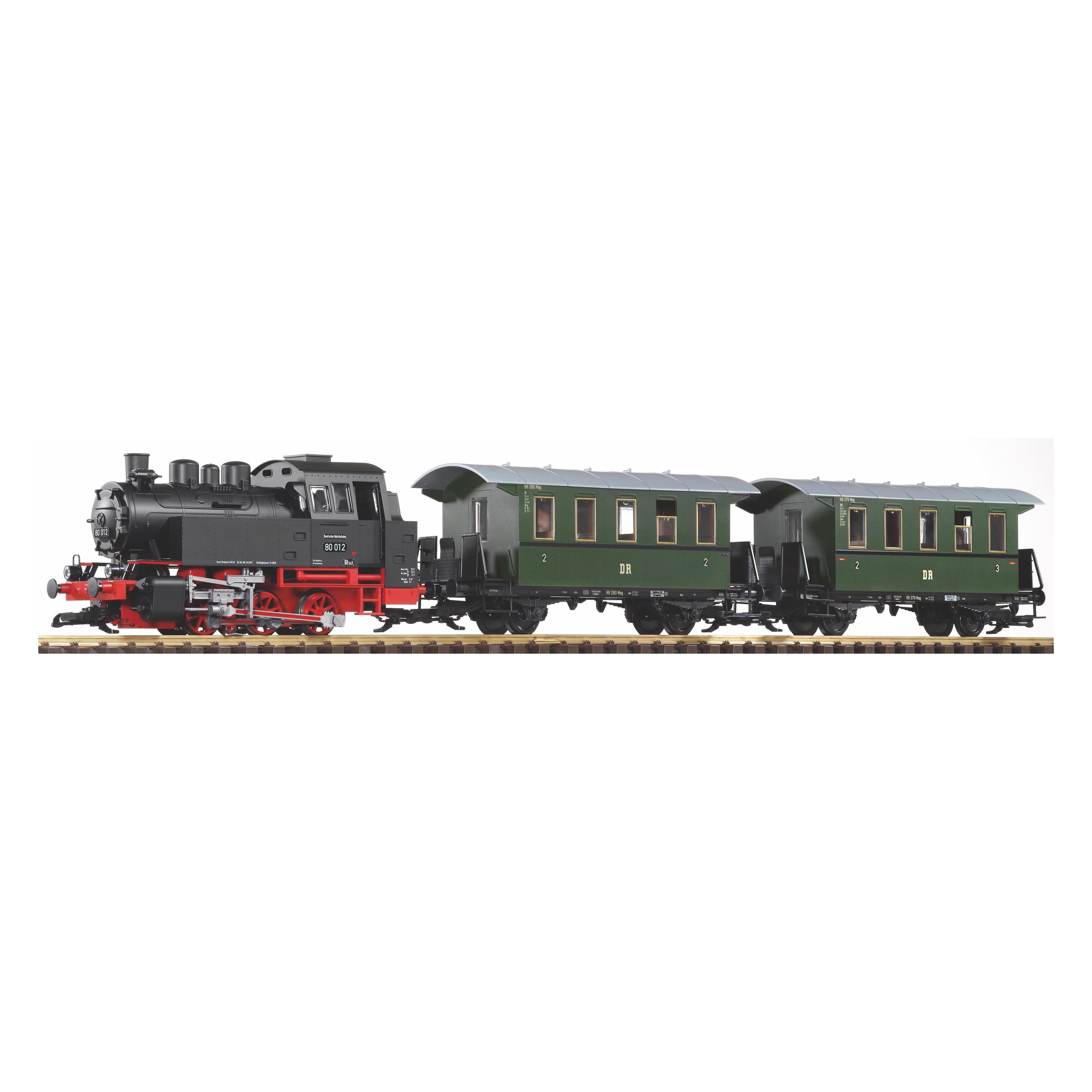 Piko G Start-Set Personenzug BR 80 (Spur G) (37125)
