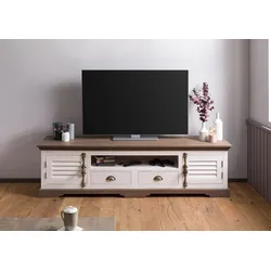 TV-Board Mango 200x45x55 weiß lackiert TOULOUSE #110
