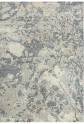 Alora Decor Essential Grey, Ivory, and Tan Abstract Wool Blend Rug