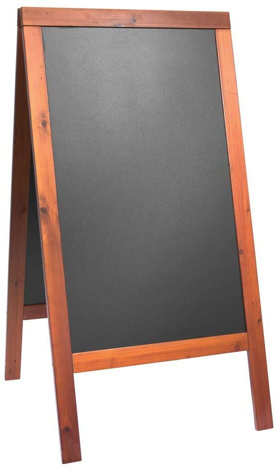 Securit Lavagna Sandwich 125 x 70 cm Mogano