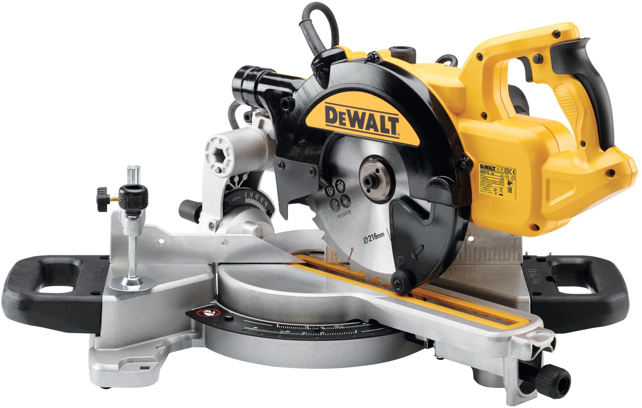 Kappsäge DEWALT "1300 W DW", gelb, Sägemaschinen, Kappsäge gelb Einheitsgröße