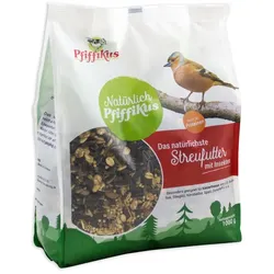 Natürlich Pfiffikus Streufutter mit Insekten | 5x 1 kg Vogelfutter