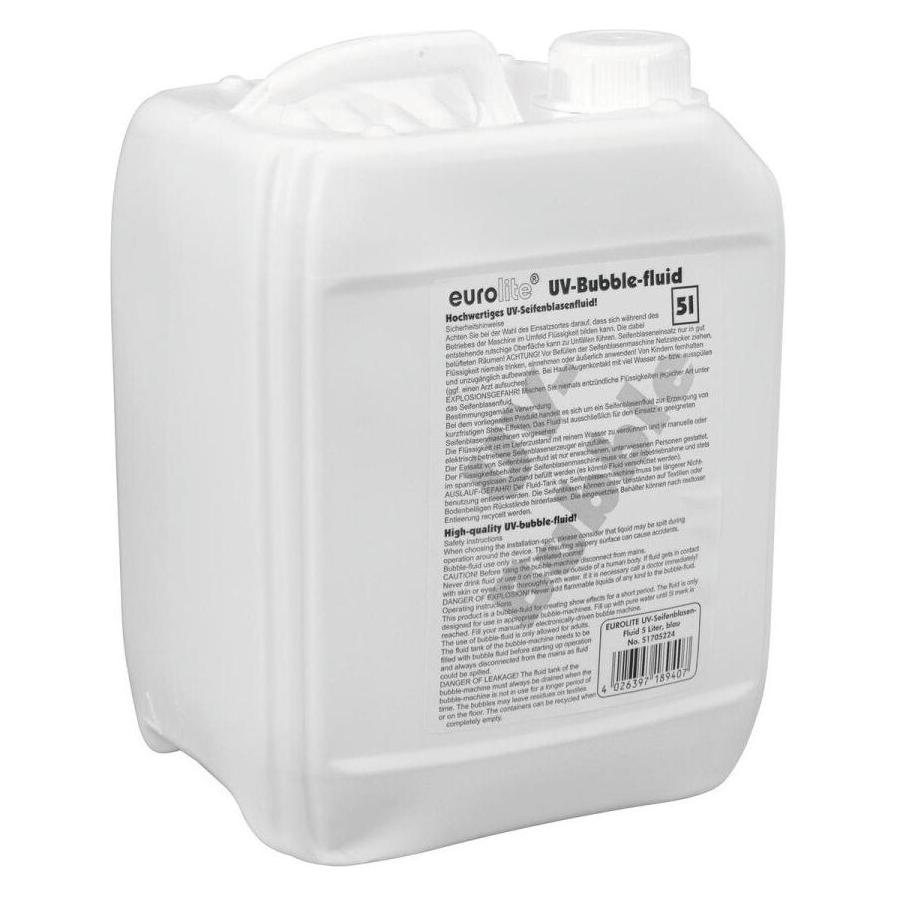 Eurolite Seifenblasenfluid Blau 5 l (Seifenblasenfluid) (51705224)