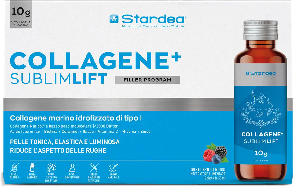 stardea collagene+ sublimlift 10 flaconcini frutti rossi