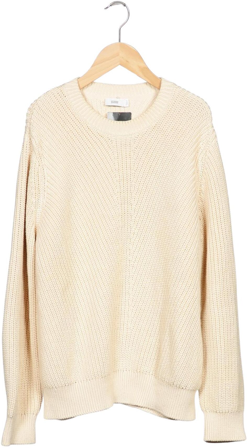 Closed Damen Pullover, Cremeweiß, Gr. M, Baumwolle - Second Hand