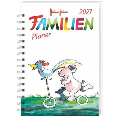 Helme Heine: Familienplaner-Buch A5 2027