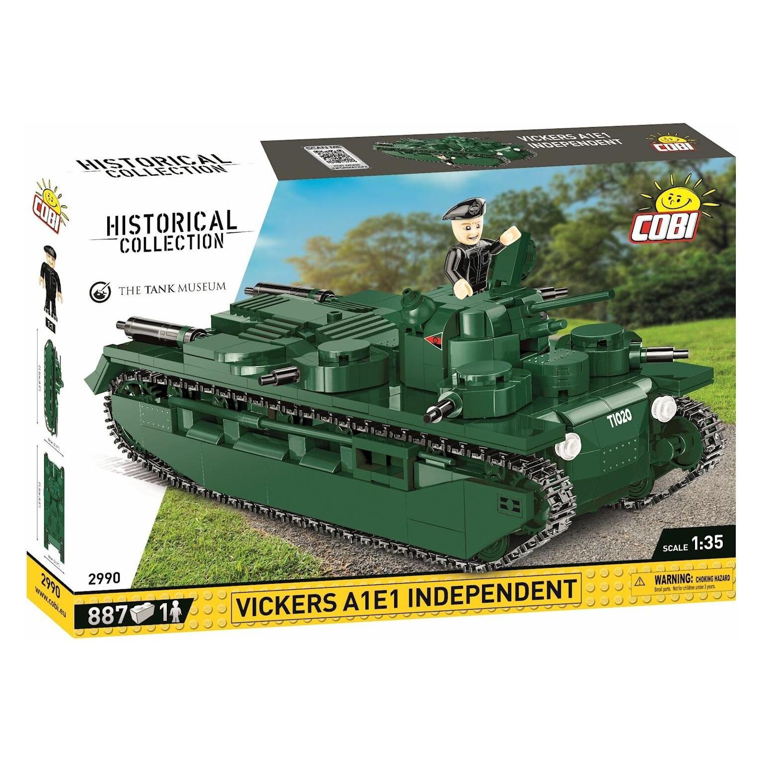 Cobi Vickers A E Independent pc The Tank Museum (2990)