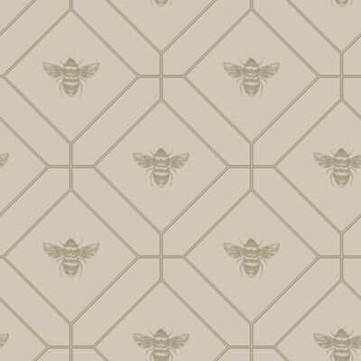 Holden Honeycomb Bee Geometric Non-Pasted Wallpaper – 396in x 20.8in