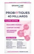 Granions Probiotiques 40 Milliards Flore Intime 14 Gélules Gastro-Résistantes - Boîte 14 gélules