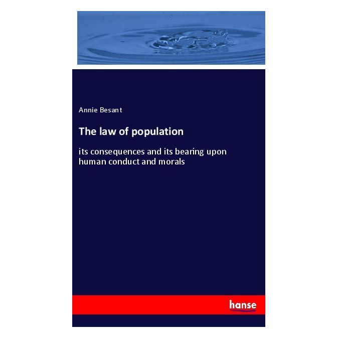 Hansebooks The law of population (Englisch, Softcover, Annie Besant) (55995977)