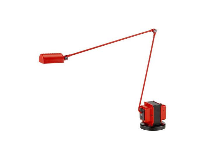 LUMINA lampe de table DAPHINE (Rouge mat, 3000K - Métal)