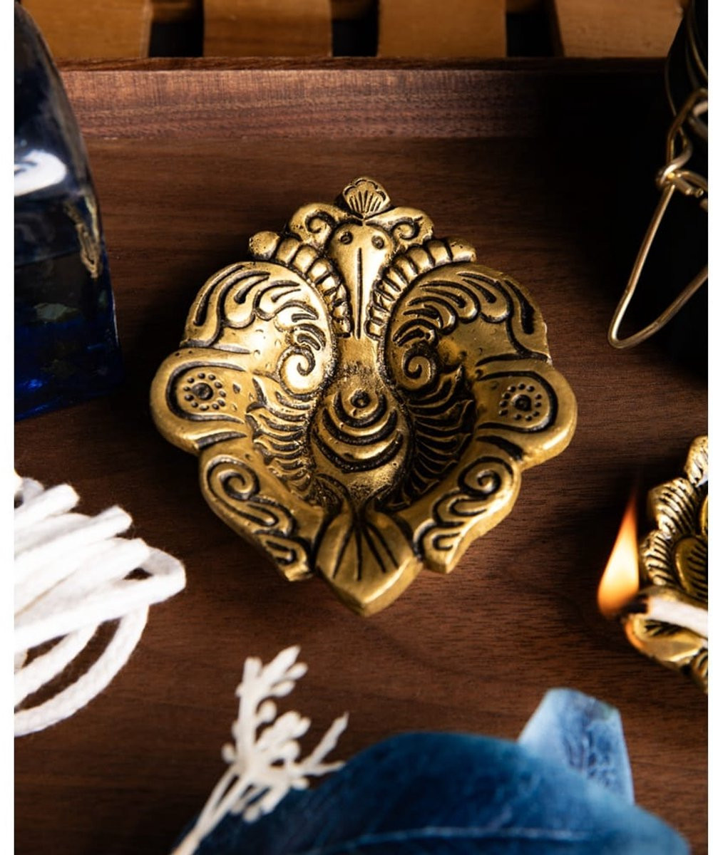 Berk Ganesha Messing Olie lamp