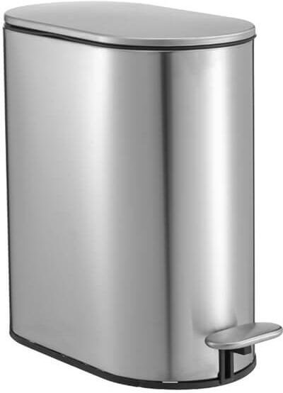 Showerdrape Fortuna Satin 5L Soft-Close Bathroom Pedal Bin
