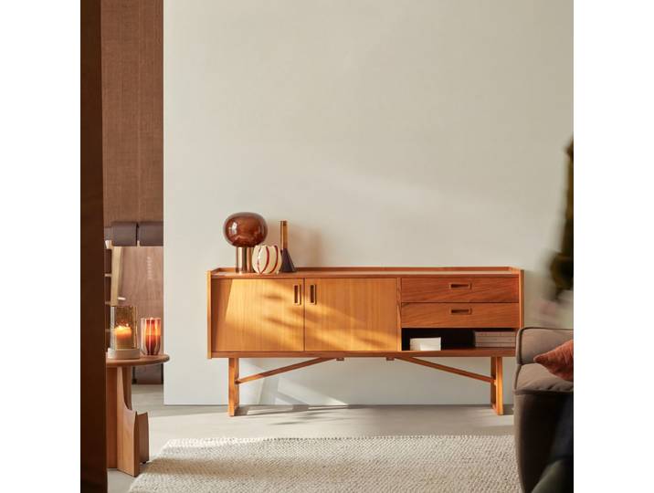 Buffet aus Teak 160 cm - Natur - Teak