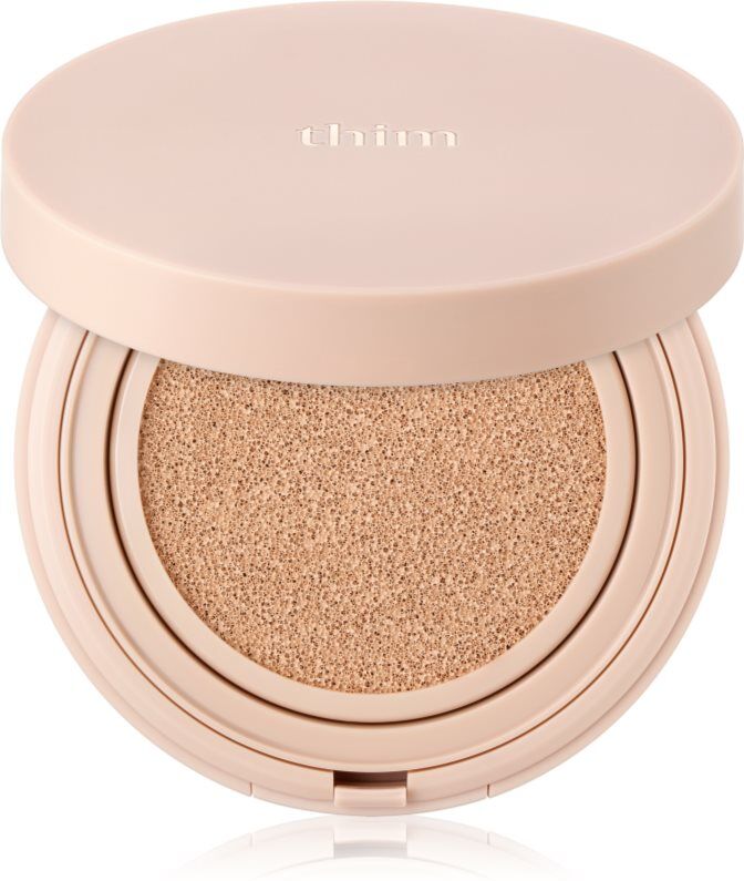 thim Luminous Skin Cushion long-lasting cushion foundation for radiance and hydration shade 21 Light Beige 15 g