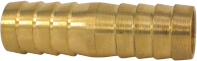 AquaCraft Schlauchverbinder aus Messing 1001000082 gerade 10mm (3/8"), DIN 50930-6