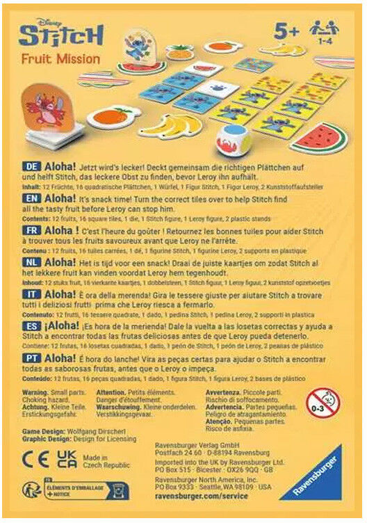 Ravensburger Disney Stitch : Fruit Mission