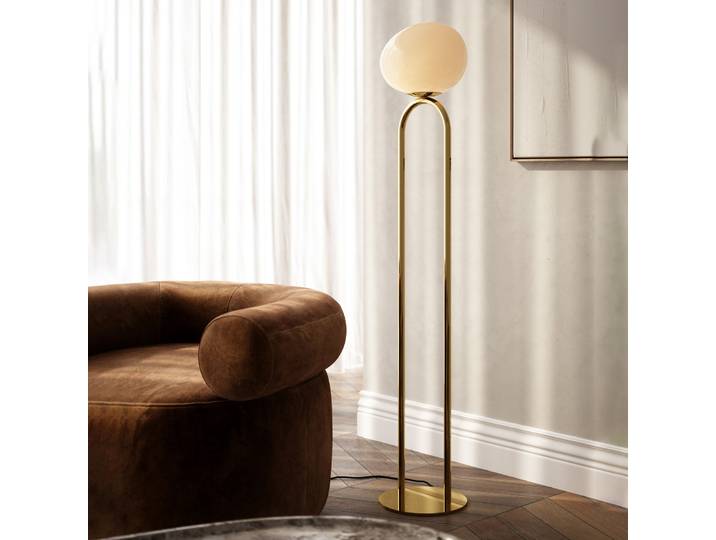 Shapes Lampadaire Brass - DFTP DFTP by Nordlux - Salon / séjour - Design - Verre - Boule