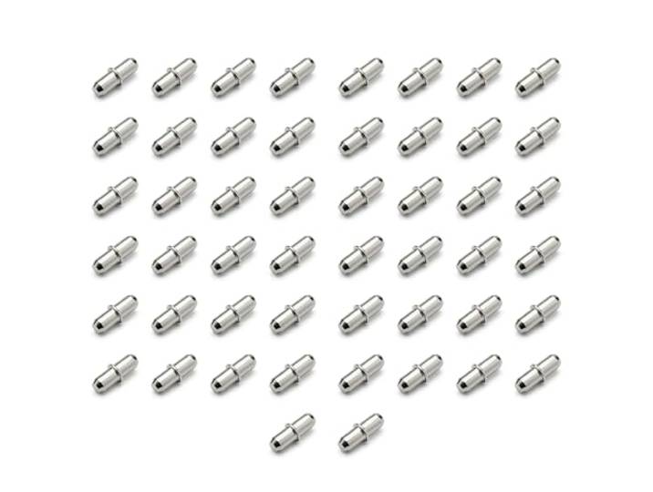 Supports d'étagère de rechange pour IKEA BILLY METOD PAX BRIMNES #101532 - Argenté