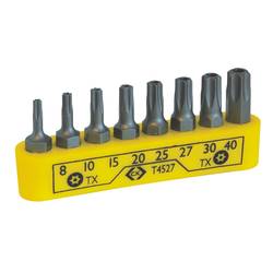 C.K T4527 T4527 Bit-Set 8teilig Sechsrund BO