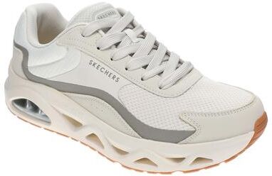 Skechers Street Uno Glide-Step 183425 (Men's) Athletic in Natural/White, Size 9 M, Leather/Synthetic