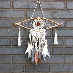 Protection Dream Cather - Sm Macrame Eye Assorted Colours