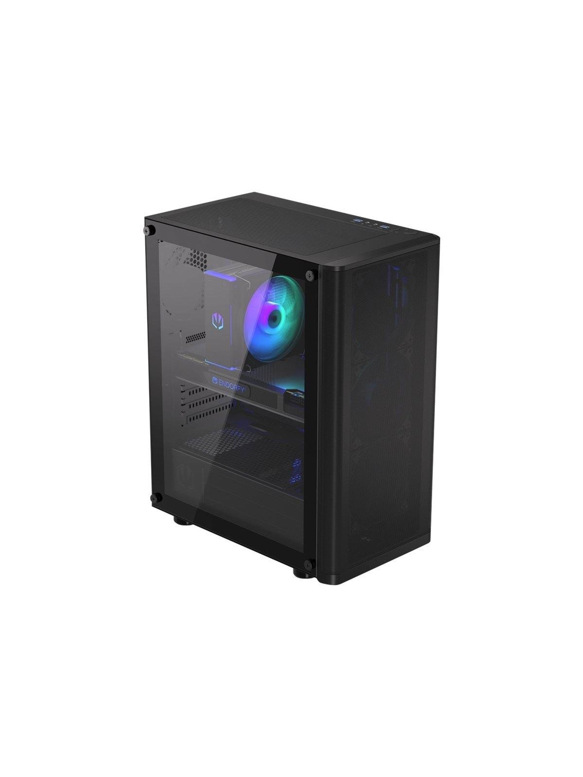 ENDORFY Ventum 200 Air - mid tower - ATX - Gehäuse - Tower - Schwarz