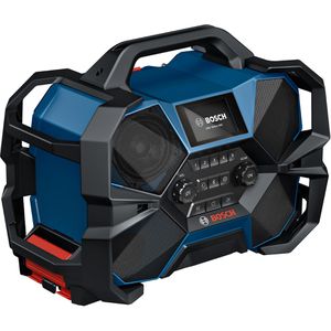 Bosch Baustellenradio GPB 18VH-6 SRC, Akku 12-18V, DAB+, FM, AUX, mit Ladefunktion, USB und Bluetooth