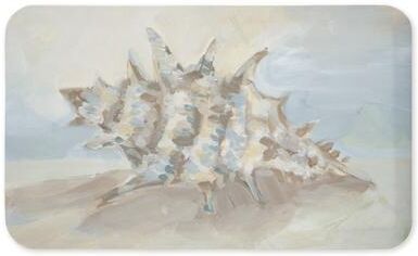 "Stupell Seashell on Shore Printed Anti-Fatigue Floor Mat Design by Jetty Home LLC, 30""x18"""