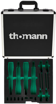 Thomann Inlay Case 4/4 ew-dx Schwarz