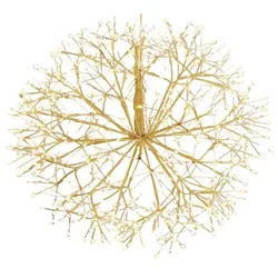 DesignLive Deko-Leuchte Ball 40 cm Metall Gold