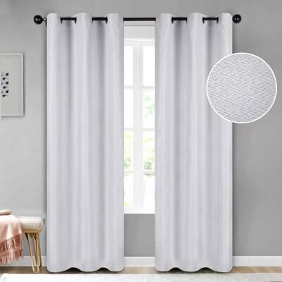 Superior Jaxon Washable Room Darkening Curtains, Set of 2 Panels