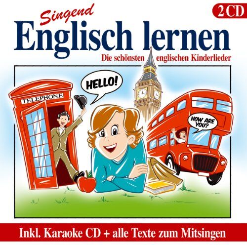 The English Kids - Die schönsten englischen Kinderlieder; Singend englisch lernen; incl. Karaoke CD und aller Texte zum Mitsingen; English School Songs; Old Mac Donalds; The Wheels On The Bus; Itsy Bitsy Spider; My Bonnie Is Over The Ocean; Bingo; Englisc