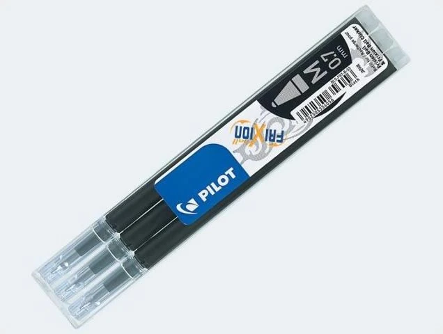 PILOT FRIXION Tintenrollerminen schwarz 0,4 mm 3 St.