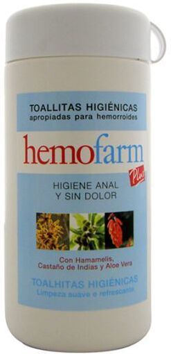 Hemofarm plus Hemofarm Plus 60 Toallitas Bot
