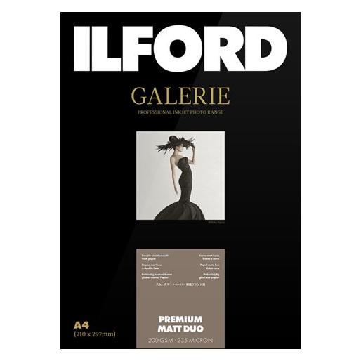 Ilford Galerie Premium Duo Matt 200 g/m² A3+ 50 Blatt (200 g/m², A3+, 50 Stk.) (2003186)