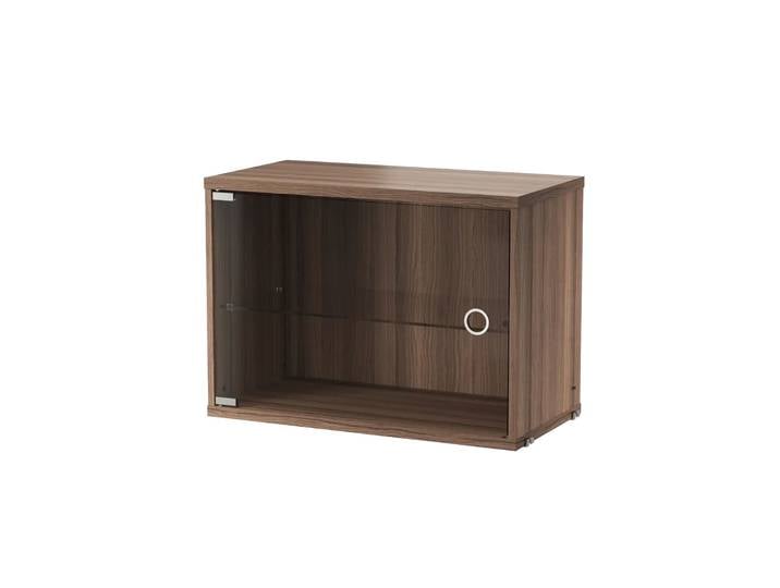 String String Vitrinenschrank Walnuss, 58x30 cm