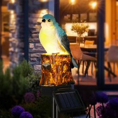 Multicon Wholesale Hub Waterproof Cute Animal Outdoor Solar Garden Light, Figurine Statue Ornament For Pathway, Patio, Lawn Decor birds Solar Light