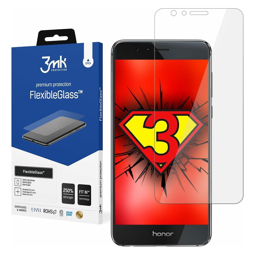 3MK FlexibleGlass Huawei Honor 8 Szkło Hybrydowe (1 Stk., Huawei Honor 8) (5901571182032)