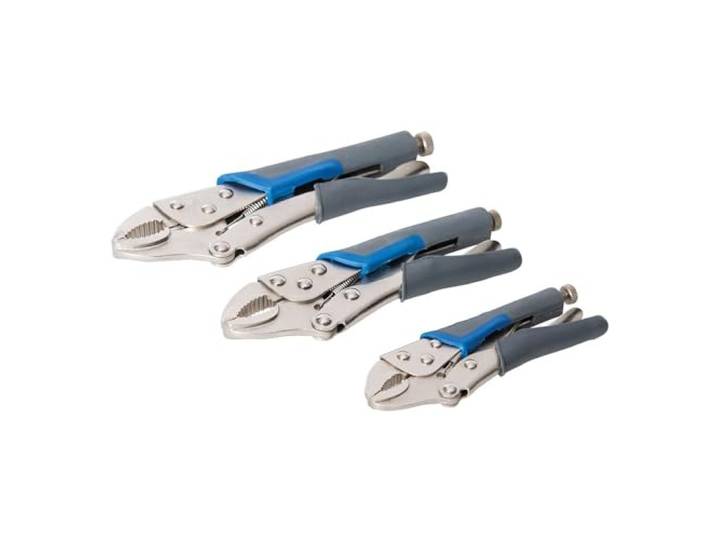 Silverline 675268 Griptang met zachte grip, 3-delige set 3-delig