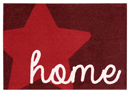 Zala Living Deurmat Star Home baksteenrood, 50 x 70 cm