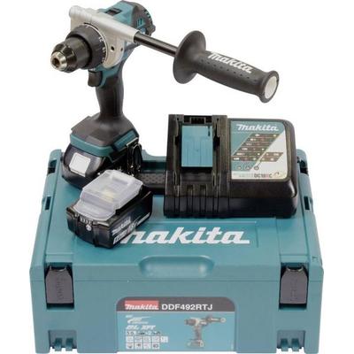 Makita DDF492RTJ 2-Gang-Akku-Bohrschrauber 18 V bürstenlos