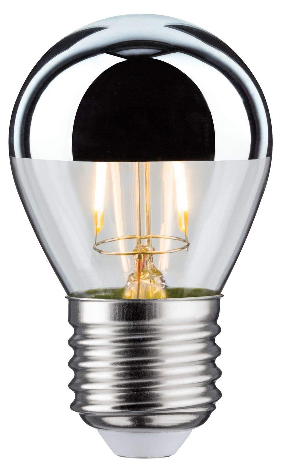 Paulmann LED Lamp Filament Druppel 2,6W E27 Zilver Warmwit 2700K