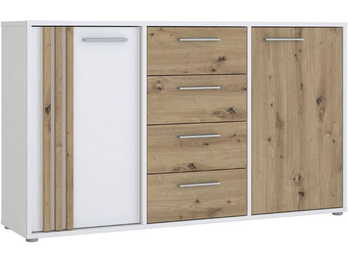 FORTE Sideboard Cardigan, Sideboard, 2 farbig, Stauraum, Schubkasten, Soft Close,Breite 142,6cm
