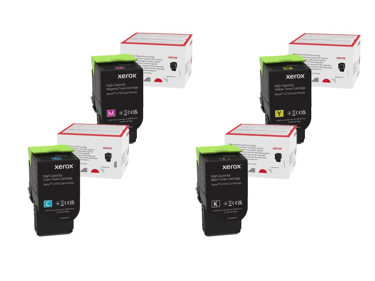 Xerox Original C310 Toner - 4er Multipack OPC310setXL