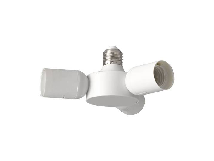 EGLO E27 Distributeur E27 Splitter blanc Culot Convertisseur 1 flamme sera 3 98277